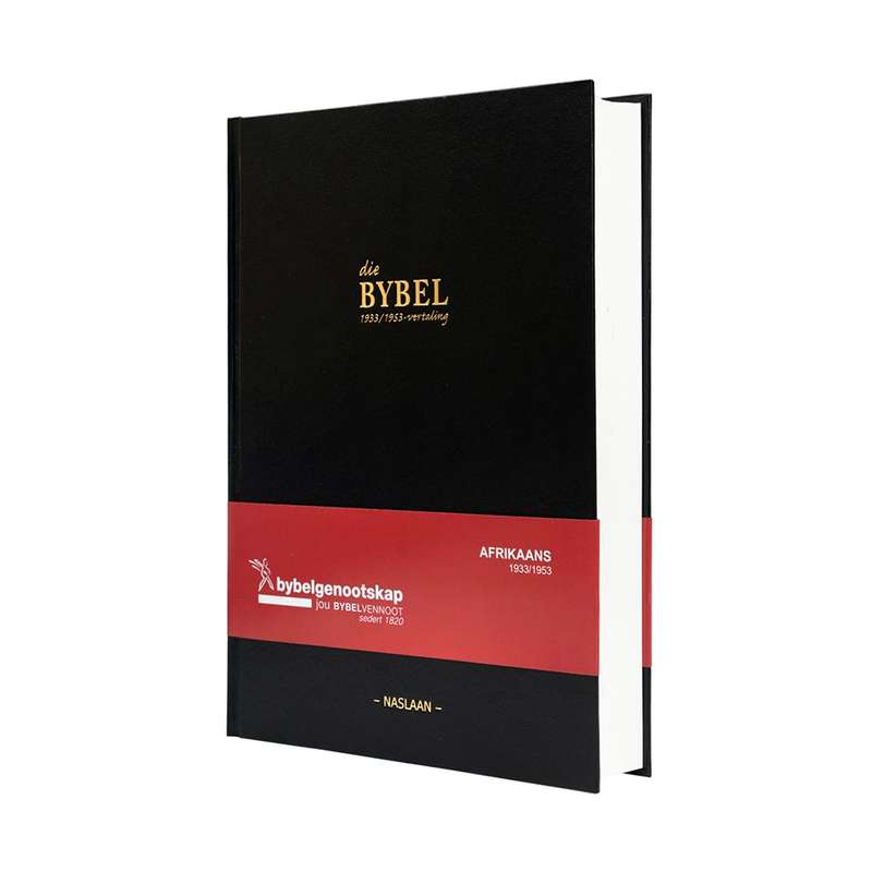Afrikaans 1953 Vertaling Swart Hardeband Grootdruk Bybel
