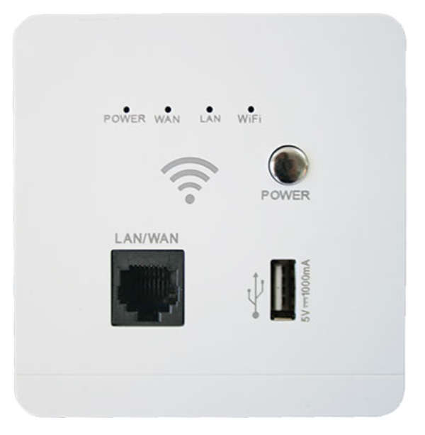 3x3 Networking Fitting: Access Point,  Wi-Fi Repeater And USB Charger