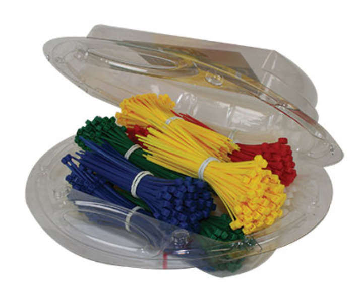 1200 Piece Multi-Colour Cable Tie Pack