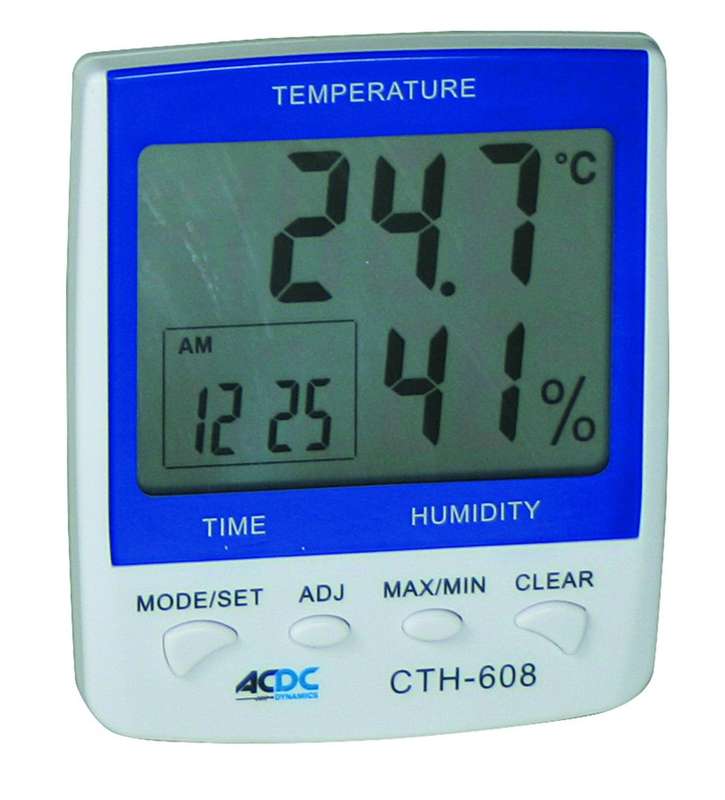 Digital Indoor Thermometer/Hygrometer/Clock