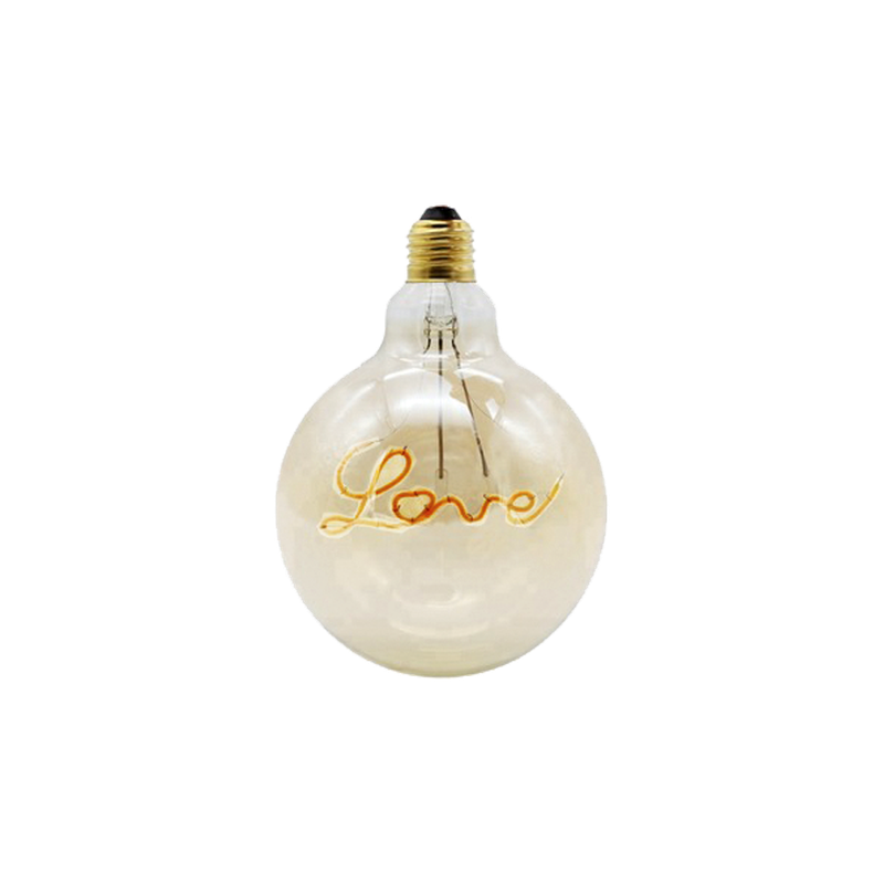 230VAC E27 G125 4W LOVE LED LAMP