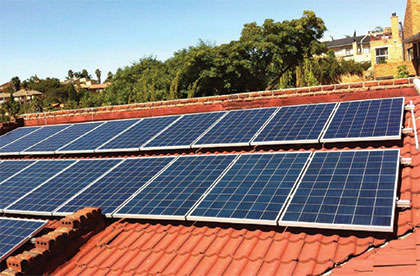 4 PV Panel Tile Roof  Mounting Kit For Up To 72 Cell Panels
