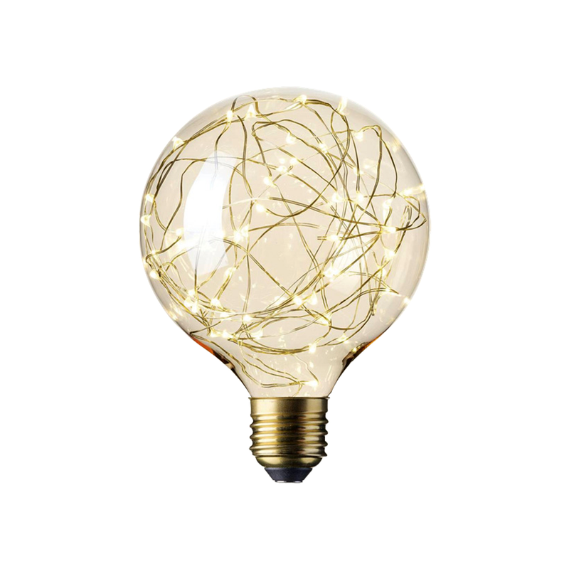 230VAC E27 G125 1.5W TWISTED WIRE LED LAMP
