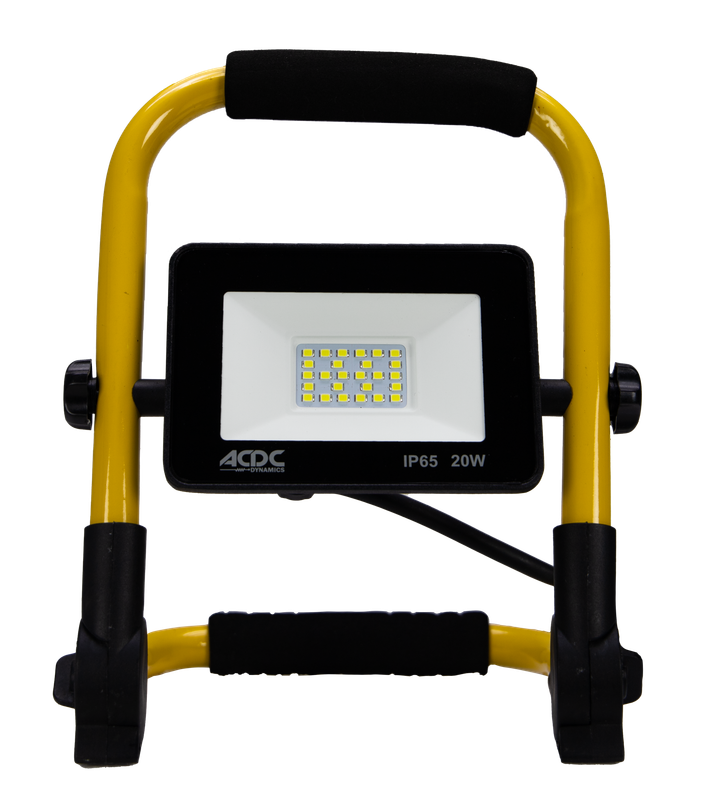 85/265VAC 20W Cool White LED Flood Light C/W Stand IP65