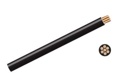 WIRE 1.0mm BLACK GP WIRE /100M
