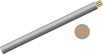 WIRE 1.0mm GRAY GP WIRE /100M