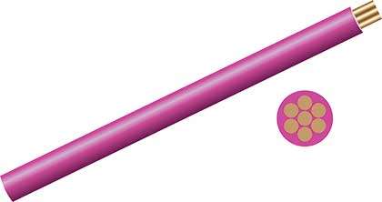 WIRE 1.0mm PINK GP WIRE /100M