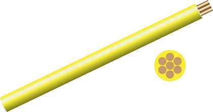WIRE 1.0mm YELLOW GP WIRE /100M
