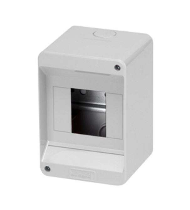 Grey Surface DB 1x4M No Door IP40