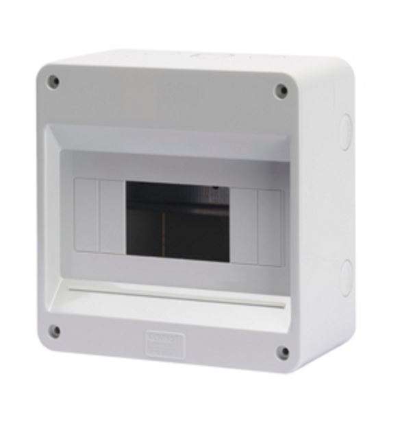 Grey Surface DB 1x8M No Door IP40
