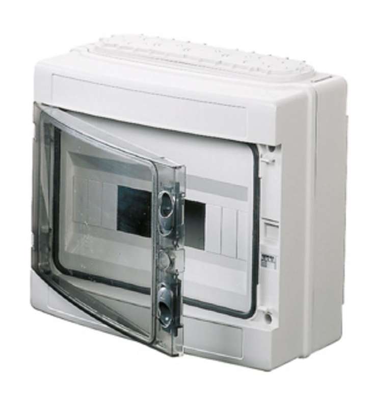 Surface DB 1x12M Smoked Door IP65