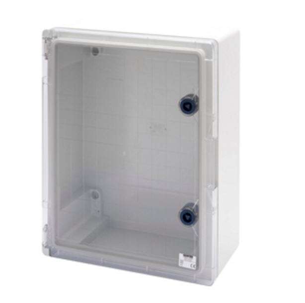 Enclosure 380x300x160 IP55 Transp. Door