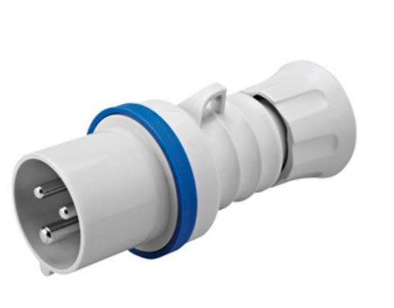 16A 2P+E 230V Plug IP44 6H