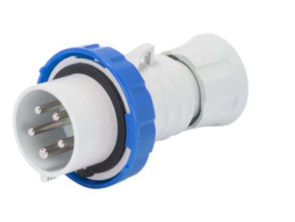 32A 2P+E 230V Plug IP67 6H