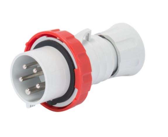 32A 3P+N+E 400V Plug IP67 6H