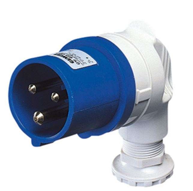 32A 2P+E 230V 90Deg Plug IP44 6H