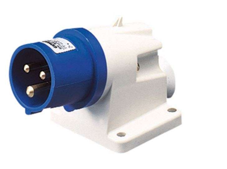 16A 2P+E 230V 90Deg Appliance IP44 6H