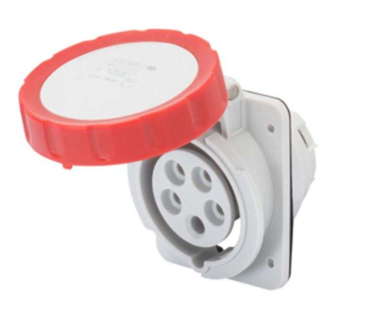 16A 3P+N+E 400V 10D Sock-Out.IP67 6H
