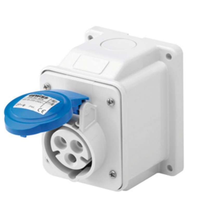 16A 2P+E 230V Surf. Soc. Outlet IP44 6H