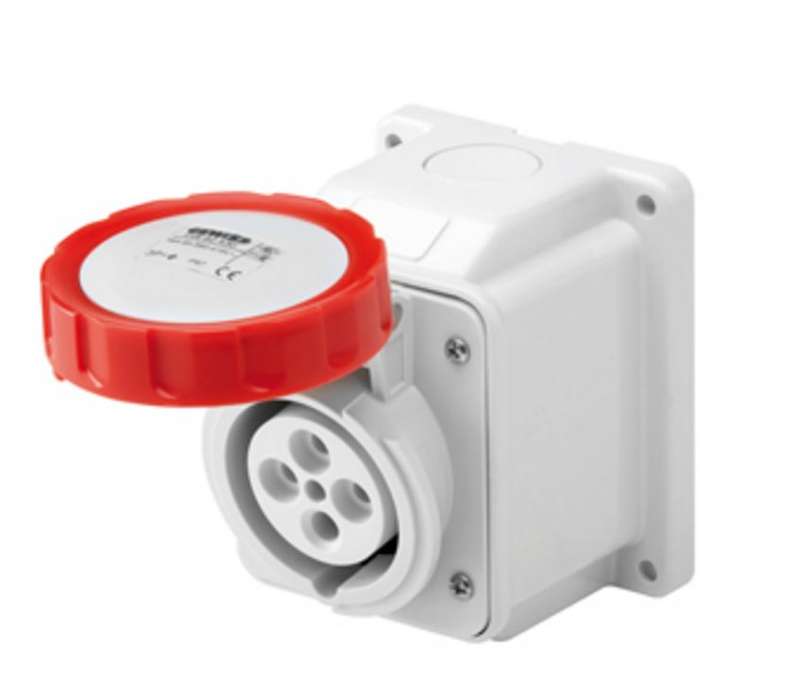 16A 3P+E 400V Surf. Soc. Outlet IP67 6H