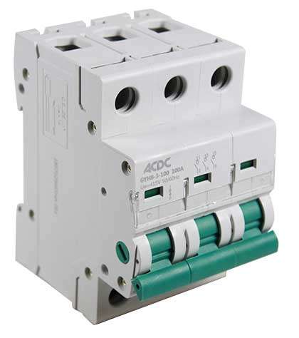 Isolator 3 Pole 100A