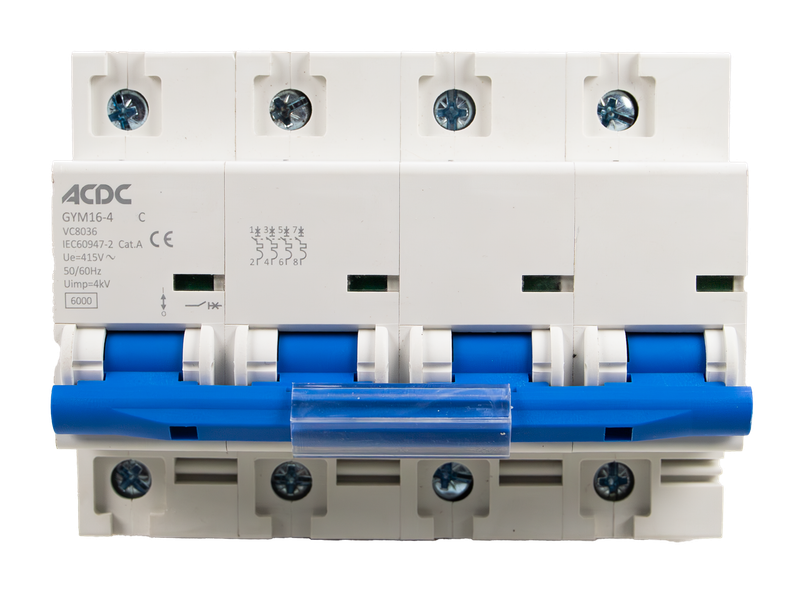 Circuit Breaker 4 Pole C-Curve 10KA 100A