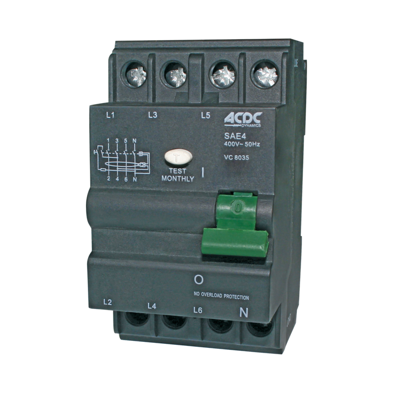 Earth Leakage Relay 4 Pole  40A
