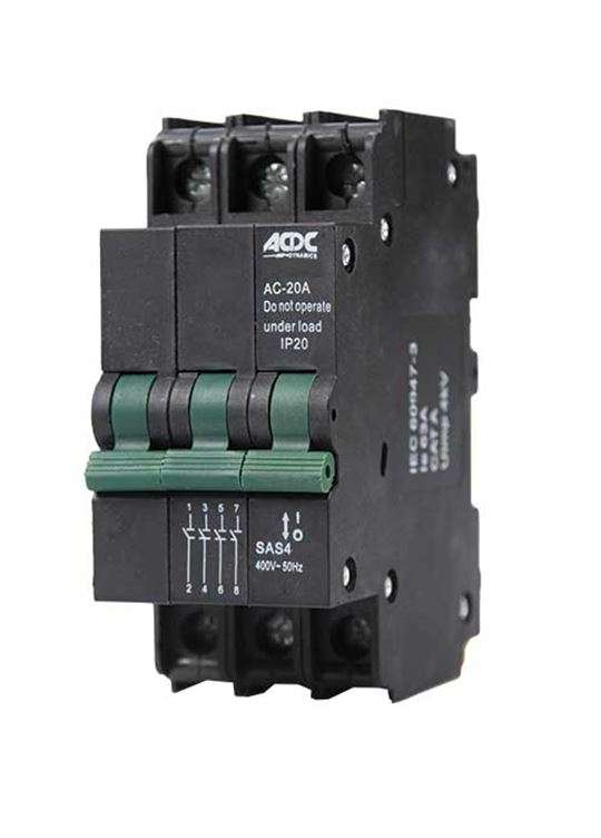 Isolator 4 Pole 13mm 25A