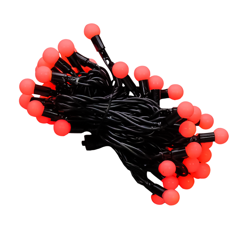 Ball String Lights Red