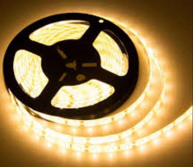 12VDC 60/M LED Warm White Flex White Strip W/Proof IP68 /5M