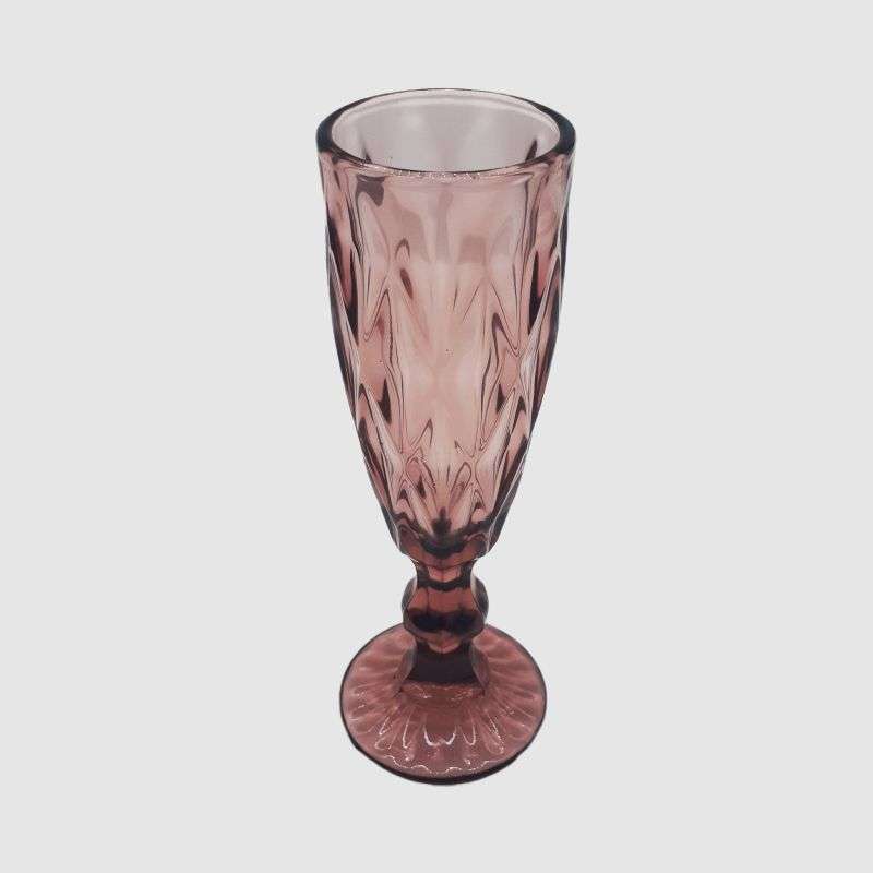 Vintage Champagne Glass-Purple