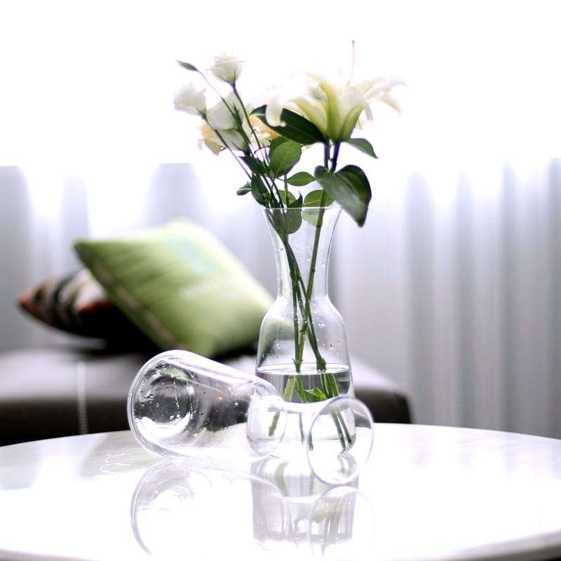 Glass Vase 12x30cm