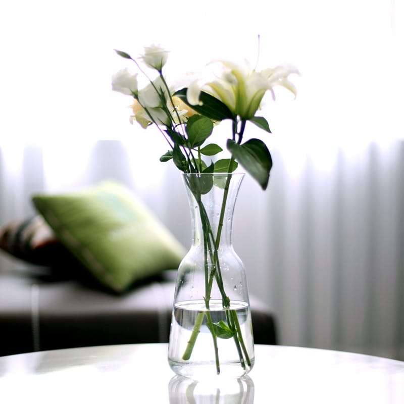 Glass Vase 12x30cm