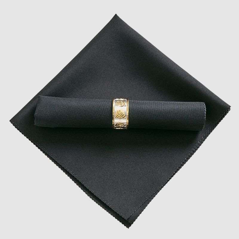 Plain Napkin-Black