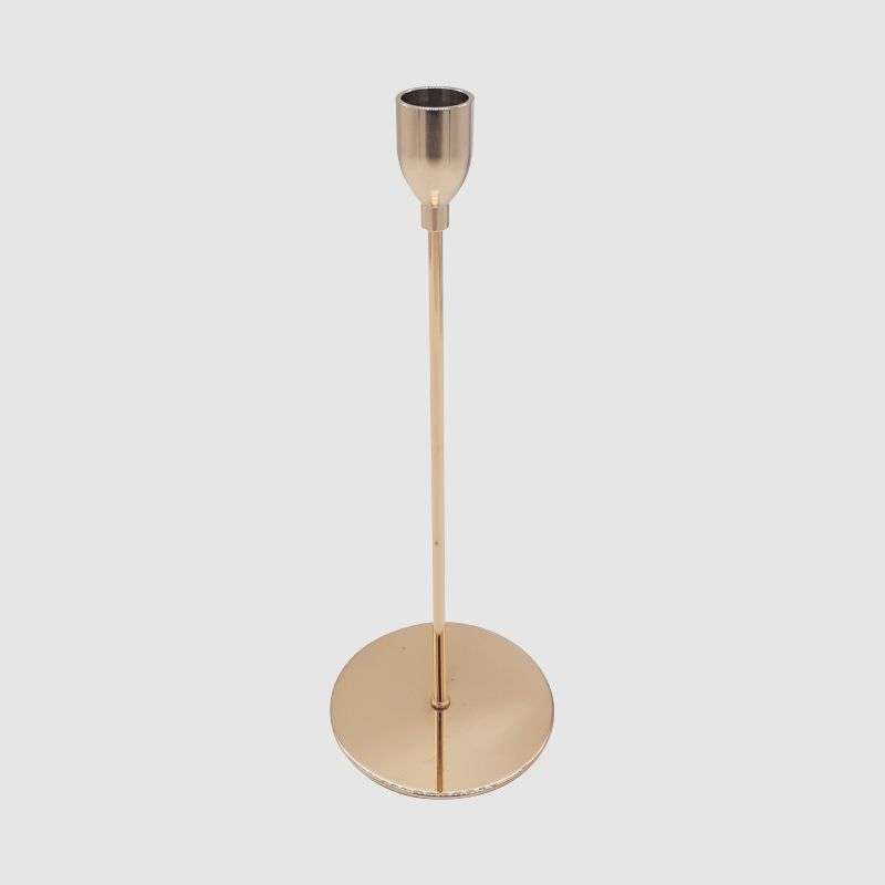 Single Gold Candle Holder-20cm