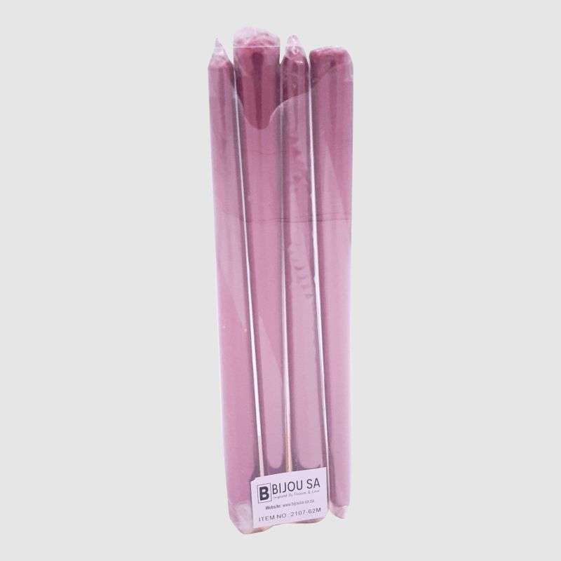 4Pc Candle -Red