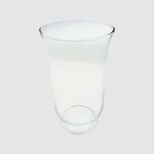 Glass Vase Hurricane 15x25cm
