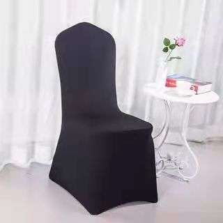 Spandex Banquet Chair Stretch Cover-Black