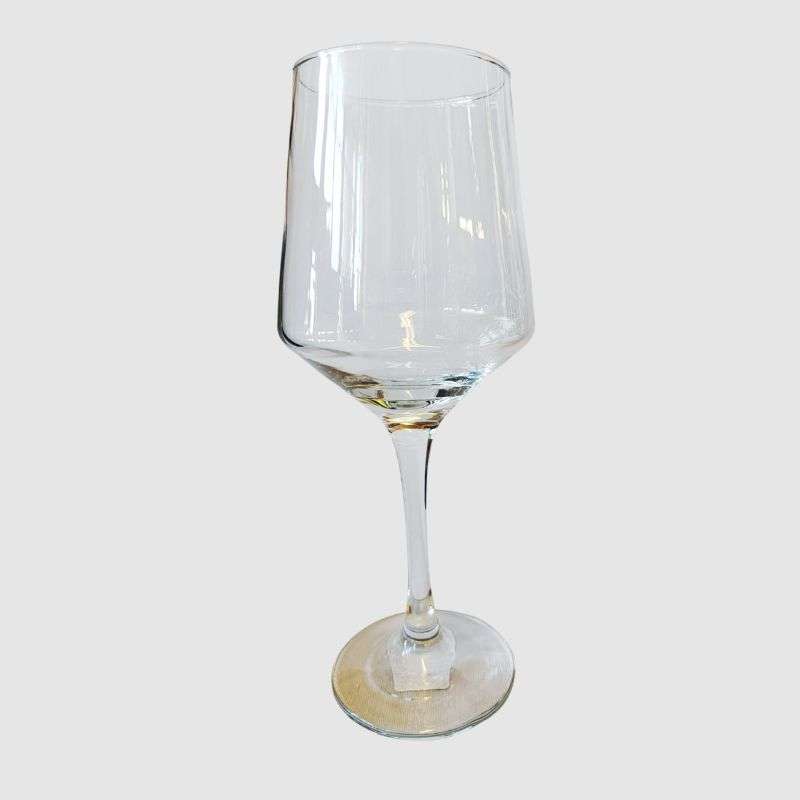 Clear Plain Wine Glass