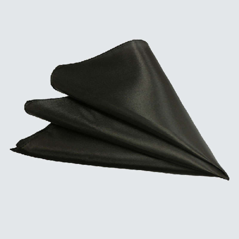 Satin Napkin - Black