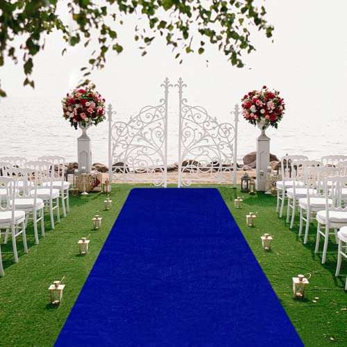 Royal Blue Carpet Aisle Runner(Width:1m)