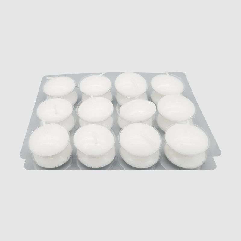 Floating Candle White 24pc Per Packet