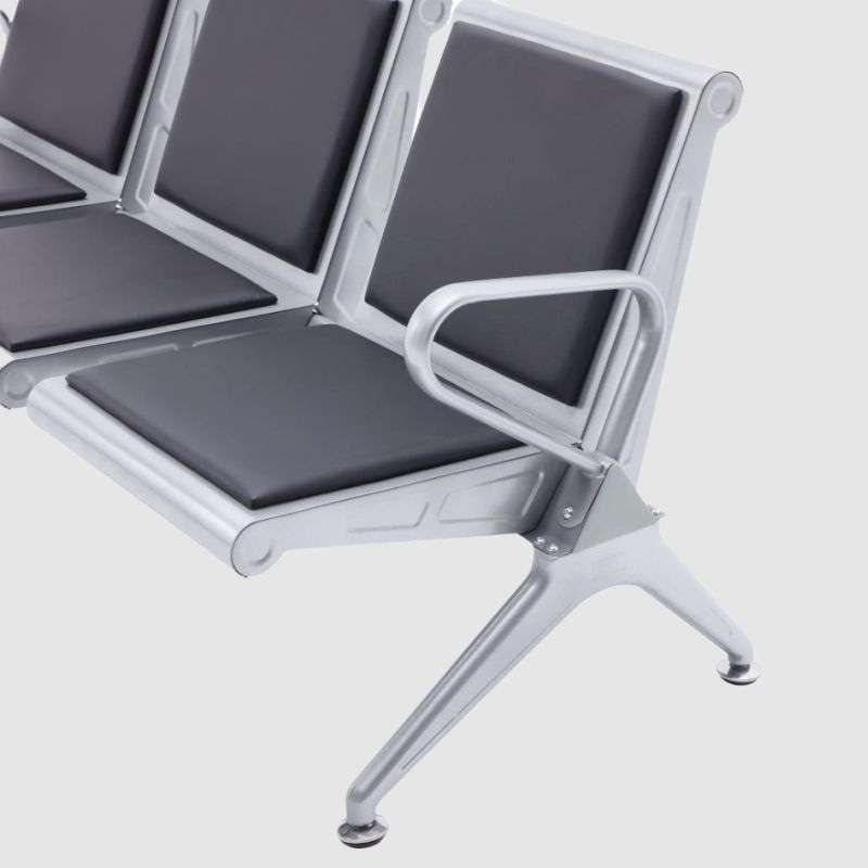 Heavy Duty 3 Seater Airport Chair With Hard PU Cushions