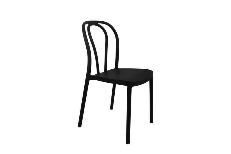 Thonet Cafe Chair No Armrest-Black Colour