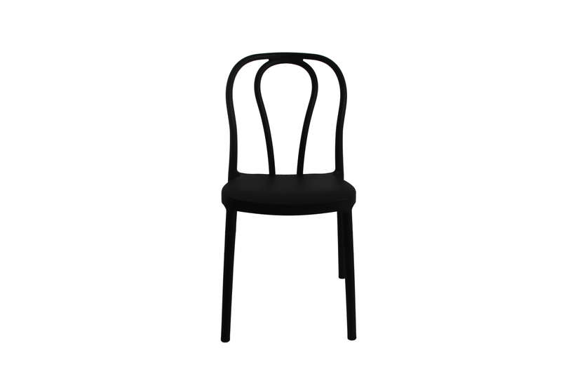 Thonet Cafe Chair No Armrest-Black Colour