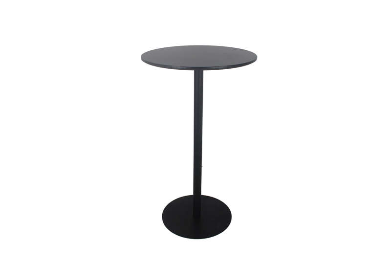 Outdoor Round Bar Table 60cm-Black Colour