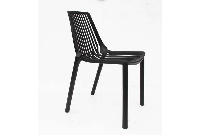 Verona Cafe Chair No Armrest- Black Colour