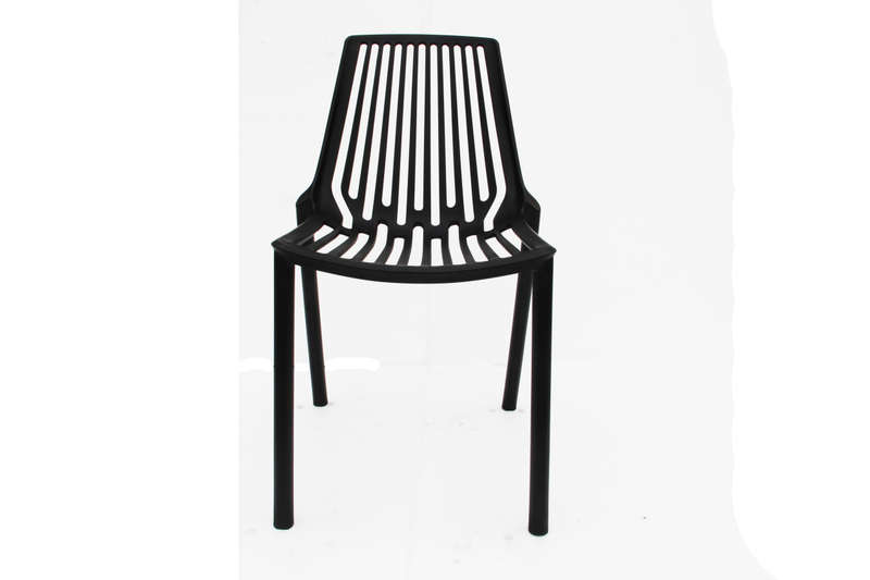 Verona Cafe Chair No Armrest- Black Colour