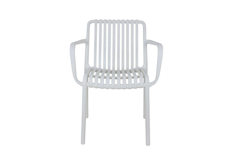 Florence Café Chair With Armrest-Black Colour