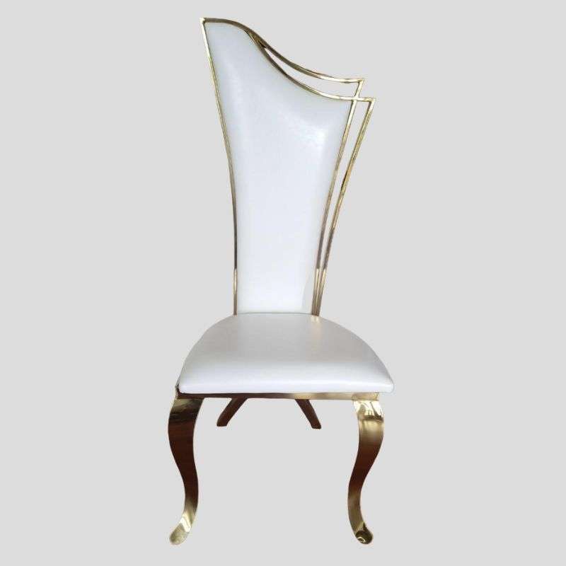 Stainless Steel Gold His & Her Fancy Chair